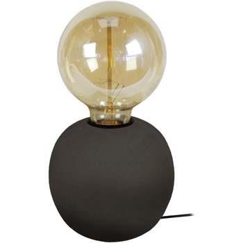 Lampes de bureau Tosel Lampe de chevet globe bois noir