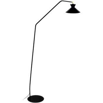 Lampadaires Tosel lampadaire liseuse articulé métal noir