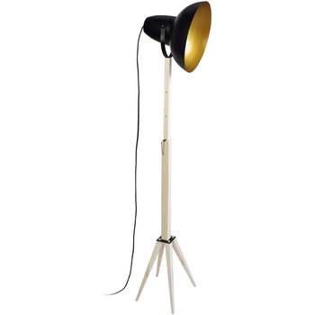 Lampadaires Tosel lampadaire liseuse trépied métal noir