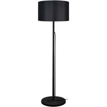 Lampadaires Tosel Lampadaire droit bois noir