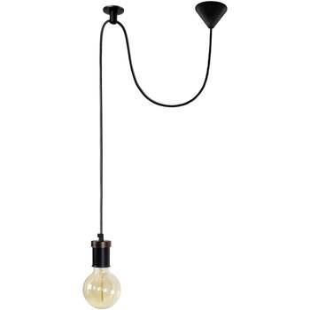 Lustres, suspensions et plafonniers Tosel Suspension ampoule métal noi...