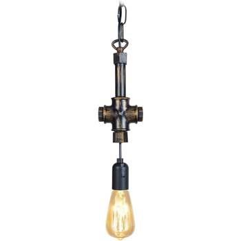 Lustres, suspensions et plafonniers Tosel Suspension ampoule métal noi...