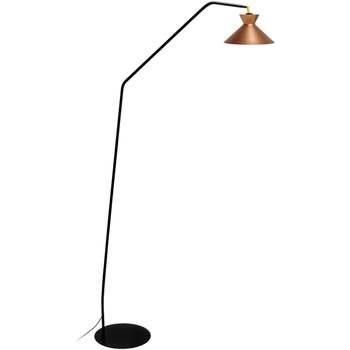 Lampadaires Tosel lampadaire liseuse articulé métal noir et cuivre