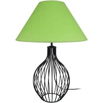 Lampes de bureau Tosel Lampe de salon filaire métal noir et vert