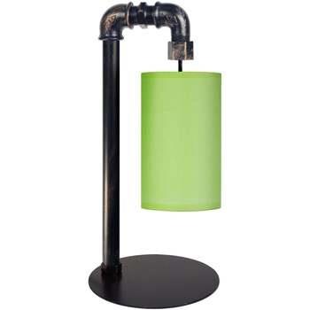 Lampes de bureau Tosel Lampe de chevet arqué métal noir et vert