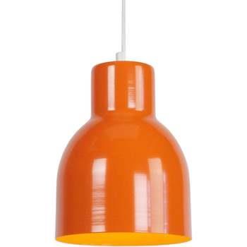 Lustres, suspensions et plafonniers Tosel Suspension cloche métal oran...