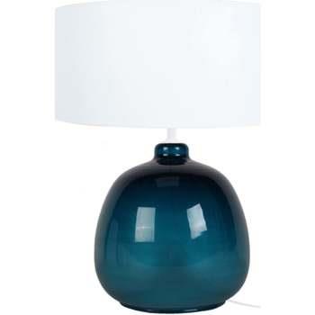 Lampes de bureau Tosel Lampe de chevet globe verre pétrole et blanc