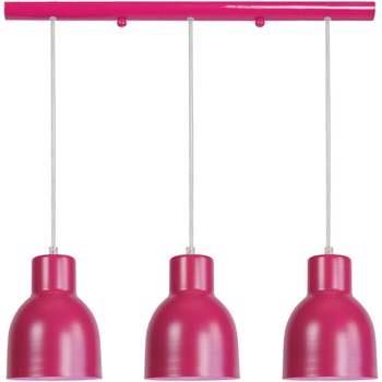 Lustres, suspensions et plafonniers Tosel Lustre bar métal rose