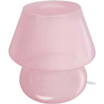 Lampes de bureau Tosel Lampe de chevet champignon verre rose