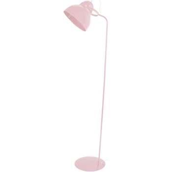 Lampadaires Tosel lampadaire liseuse articulé métal rose