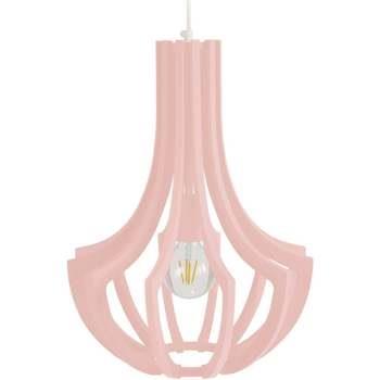 Lustres, suspensions et plafonniers Tosel Suspension bombé bois rose p...