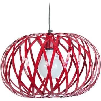 Lustres, suspensions et plafonniers Tosel Suspension globe métal rouge