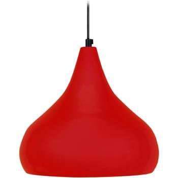 Lustres, suspensions et plafonniers Tosel Suspension larme métal rouge