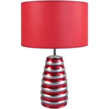 Lampes de bureau Tosel Lampe de chevet conique verre rouge