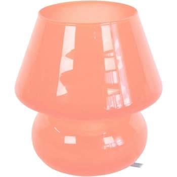 Lampes de bureau Tosel Lampe de chevet champignon verre saumon