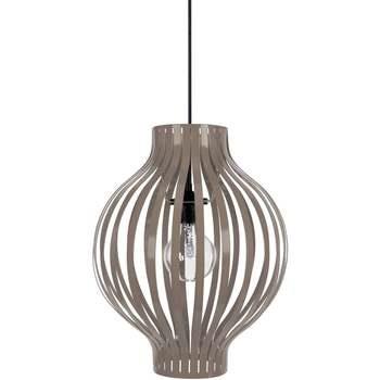 Lustres, suspensions et plafonniers Tosel Suspension globe métal taupe