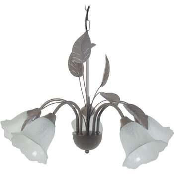 Lustres, suspensions et plafonniers Tosel Lustre multi bras métal taup...