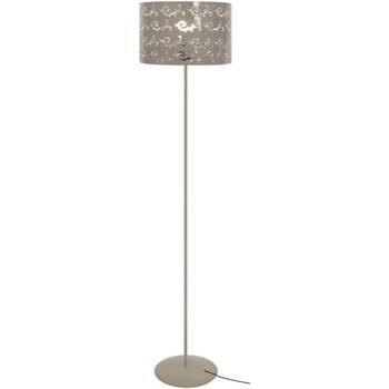 Lampadaires Tosel Lampadaire droit métal taupe