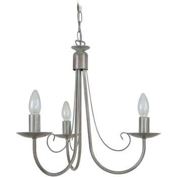 Lustres, suspensions et plafonniers Tosel Lustre multi bras métal taup...