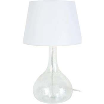 Lampes de bureau Tosel Lampe de chevet bouteille verre transparent et ...