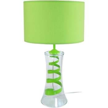 Lampes de bureau Tosel Lampe a poser évasée verre vert