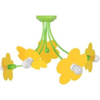 Lustres, suspensions et plafonniers Tosel Lustre multi bras métal vert...