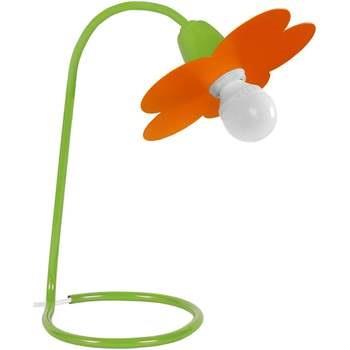 Lampes de bureau Tosel Lampe de bureau arqué métal vert et orange