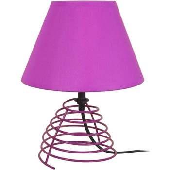 Lampes de bureau Tosel Lampe de chevet conique métal violet