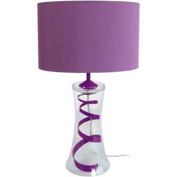 Lampes de bureau Tosel Lampe a poser évasée verre violet