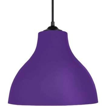 Lustres, suspensions et plafonniers Tosel Suspension dôme métal violet