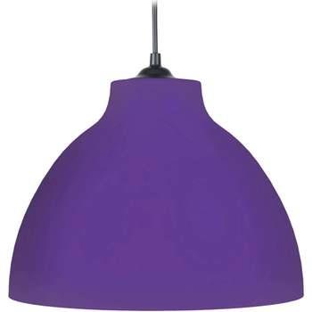 Lustres, suspensions et plafonniers Tosel Suspension dôme métal violet