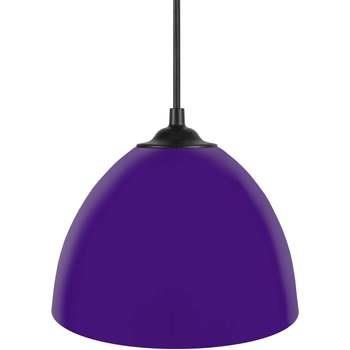 Lustres, suspensions et plafonniers Tosel Suspension dôme métal violet