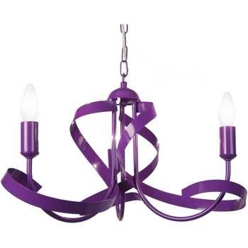 Lustres, suspensions et plafonniers Tosel Lustre multi bras métal viol...