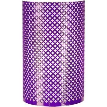 Appliques Tosel Applique demi cylindrique métal violet