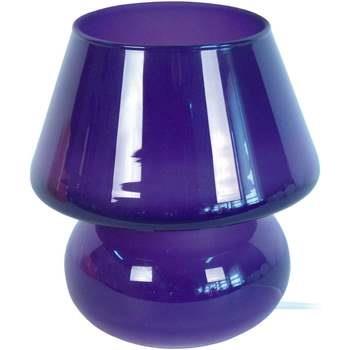 Lampes de bureau Tosel Lampe de chevet champignon verre violet