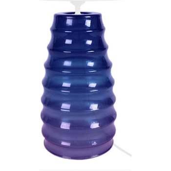 Lampes de bureau Tosel Lampe de chevet conique verre violet et blanc