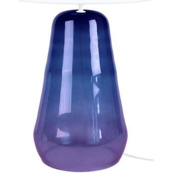 Lampes de bureau Tosel Lampe de chevet conique verre violet et blanc