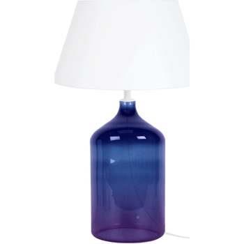 Lampes de bureau Tosel Lampe de chevet bouteille verre violet et blanc