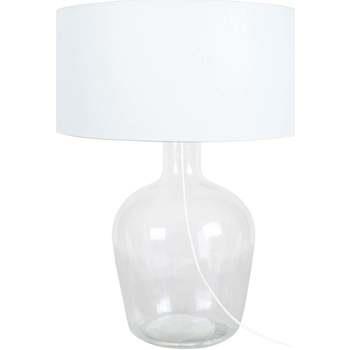 Lampes de bureau Tosel Lampe de chevet bouteille verre transparent et ...