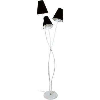 Lampadaires Tosel Lampadaire arbre métal blanc et or