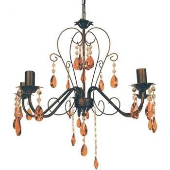 Lustres, suspensions et plafonniers Tosel Lustre multi bras métal marr...