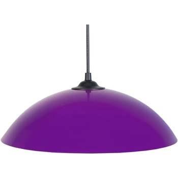 Lustres, suspensions et plafonniers Tosel Suspension dôme métal violet