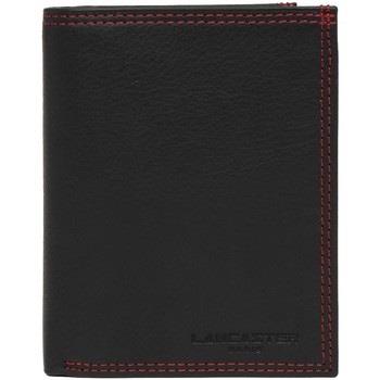 Portefeuille LANCASTER Portefeuille en cuir ref 25386 Noir/Roug