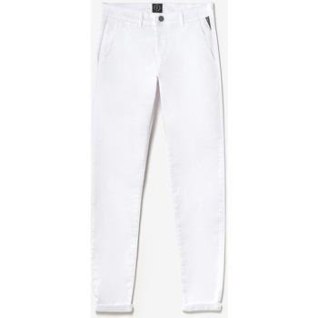 Pantalon Le Temps des Cerises Pantalon chino slim jas blanc