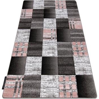 Tapis Rugsx Tapis ALTER Siena carrés treillis gris 140x190 cm