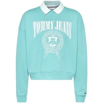 Sweat-shirt Tommy Jeans Sweat polo universitaire femme Ref 588