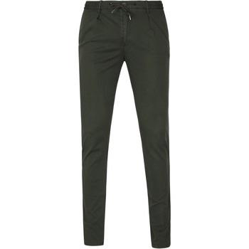 Pantalon Profuomo Chino Vert Foncé