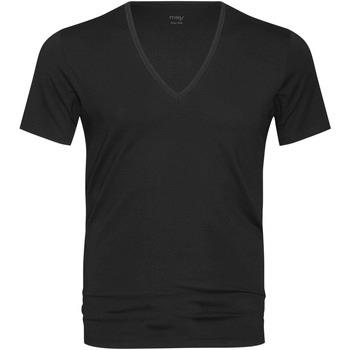 T-shirt Mey T-shirt Col-V Coton Dry Noir
