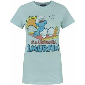 T-shirt Junk Food California Smurfin'