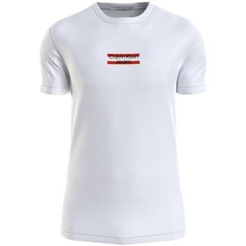 T-shirt Calvin Klein Jeans T shirt homme Ref 59078 YAF Blanc